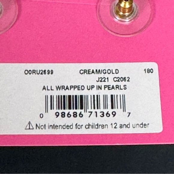 Kate Spade All Wrapped Up in Pearls Bow Drop Earrings NWT - Picture 7 of 7